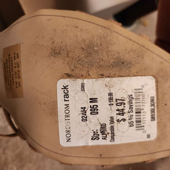 Sam edelman  beige strappy block heels 9.5 light wear - Picture 5 of 6